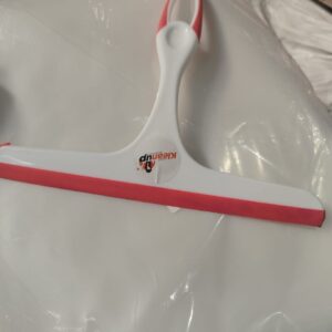 Flexible Plastic Mini Wiper For Bathroom Red And White