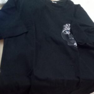 Black Printed T Shirt For Men Size M