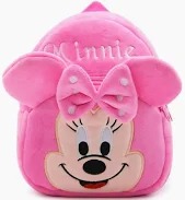 Minnie Pink Soft Backpack For Kids