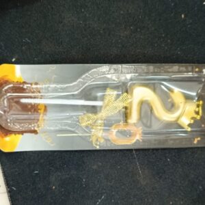 Modern Gold 2 Number Birthday Candles Gold Number Candles Cake Number Candles Party Celebration