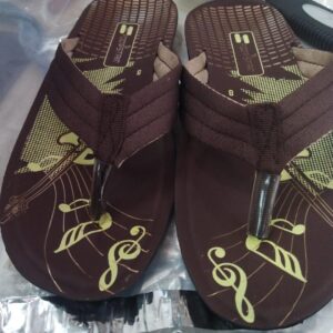 Men Brown Colour Slipper Size 8