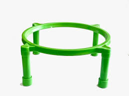 Green Color Matka Pot Stand