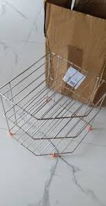 3Tier Stainless Steel Kitchen Countertop Organizer Durable Nickel