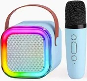 Sky Blue K12 Wireless Karaoke Dual Mic Speaker