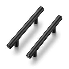 Black Metallic Drawer Handle 5Pcs