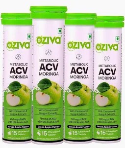 Oziva Moringa Apple Cider Vinegar Tablets 15 N Pack Of 4