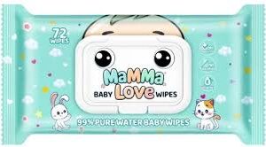 Mamma Baby Love Wipes 72 Pcs