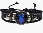 Zodiac Constellation Black Thread Bracelet For Men