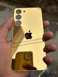 Samsung Galaxy S23 5G Mirror Back Pannel Gold 1Pc