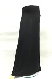 Women Black Colour Long Skirt Size S