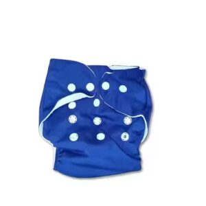 Dark Blue Color Fancy Cloth Diaper Size Nb