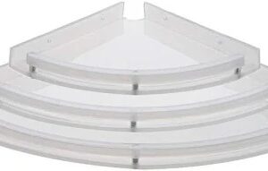 Corner Shelf For Bathroom And Kitchen Shelves Pack Of 3 Plastic Wall Shelf
