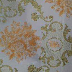 Green And Orange Printed Walpaper 5Mte