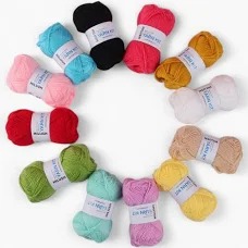 Dimple 10 Combo Mix Colour Wool Ball With Needle