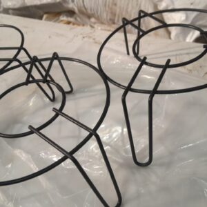 Outdoor Iron Round Plant Stand Set Of 3