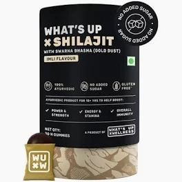 What S Up Shilajit Gummies Imli Flavour 30 Gummies