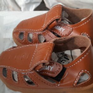Kids Sandal Brown Size 20