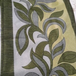 Printed Window Printed Curtain Green 5 Feet