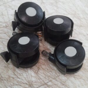 Black Color Castor Wheels Pack Of 4