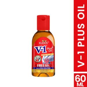 Kudos V1 Plus Oil Ayurvedic Solution For Joint Pain 60Ml