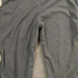 Black Linen Stretch Fit Womens Pants Size M