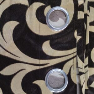 Printed Door Curtain 4Ft X 7Ft Double Panel 2Pcs