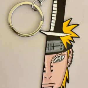 Multicolour Metal Knife Keychain