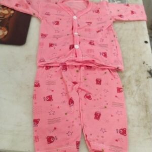 Kids Girls Pink Printed Colour Suit Set Size 12 Yrs