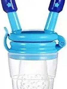 Transparent And Blue Colour Baby Fruit Feeder