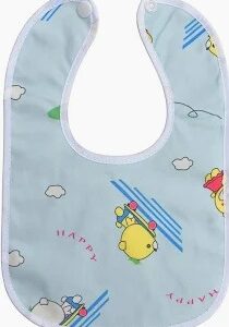 Blue Color Dusk Printed Baby Bib