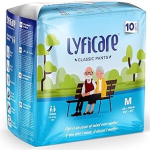 Lyficare Classic Adult Diaper Medium Size M 10 Units