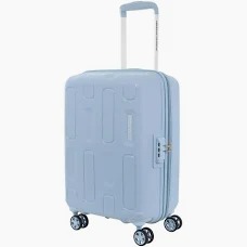 American Tourister Cabin Ivy 8 Wheel 55Cm Small Hard Pp Suitcase Blue Frog Colour Ean No 8901836263619