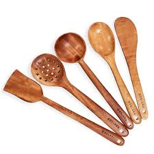 Neem Wood Spatula Set Pack Of 5