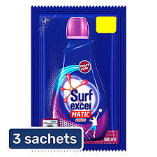 Surf Excel Matic Front Load Liquid Detergent 50Ml Pack Of 3
