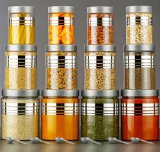 Plastic Container Set Of 12 Silver Line Container Box