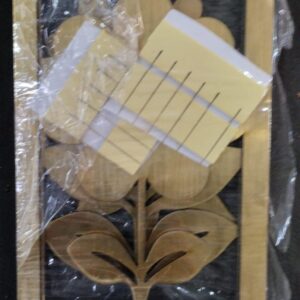 Gold 3 Set Flower Beautiful Cnc Wooden Art