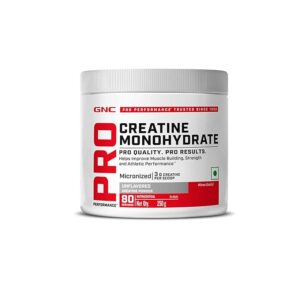 Gnc Pro Performance Creatine Monohydrate 3000 Mg Creatine Per Scoop 250Gm