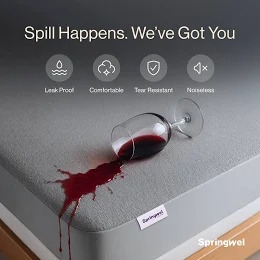 Flo Mattress Cover Grey Color Double Bed