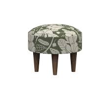 Chumbak The Begum Foot Rest Greys Garden 1 Seater Footrest Sheesham Wood Grey