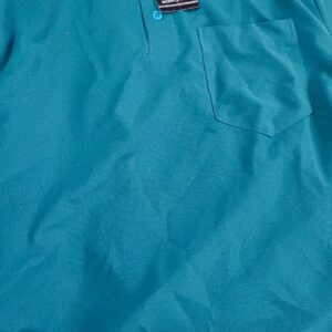 Montoak Men Solid Polo Neck Poly Cotton Dark Sky Blue T Shirt Xxl