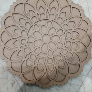 Round Floral Mdf Diwali Rangoli Mandala Design Decoration Mandala Design 5 In