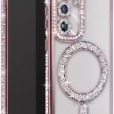 Samsung A15 Back Cover For Beautiful Glitter Sparkly Diamond Magsafe Case