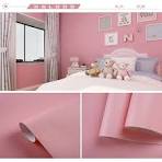 Plain Wall Paper For Wall Pink 6 Mtr