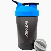 Boldfit Shaker For Gym Bcaas Sports Bottle Workout Water Sipper Men Plastic 500 Ml Blue