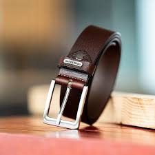 Mens Brown Leather Belt
