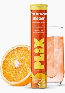 Plix The Plant Fix Vitamin C Immunity Booster 15 Effervescent Tablets