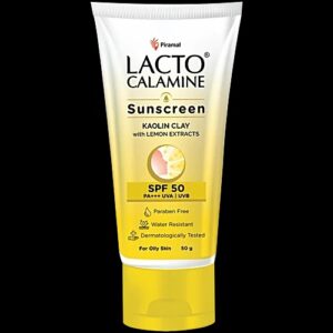 Lacto Calamine Spf 50 Pa Kaolin Clay Sunscreen With Lemon Extracts 50 G