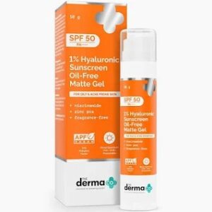 The Derma Co 1 Hyaluronic Sunscreen Aqua Gel 50 G
