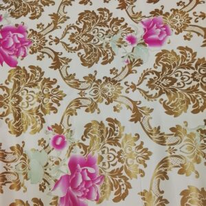 Golden Mukticolour Printed Shelf Walpaper Waterproof 5 Mtr