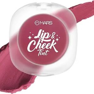 Mars Lip Cheek Tint For Bold Pop Color 2 . 8 Gm 01 Dusty Rose Trust Your He